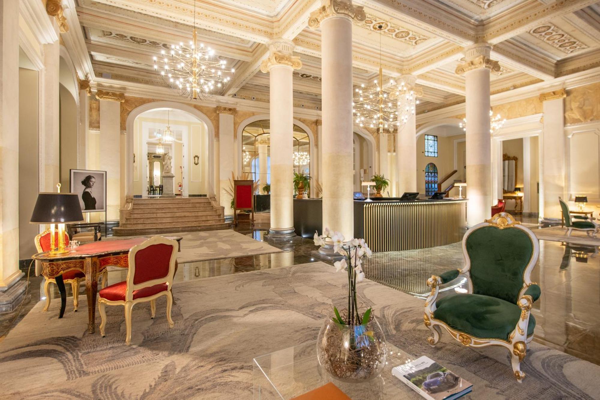 Grand Hotel Et Des Palmes Palermo Exterior foto The lobby of the hotel